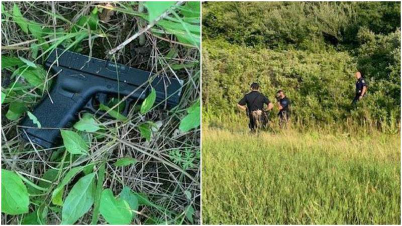 Gun found in brush 5 hours after road rage crash on M-14 in Plymouth