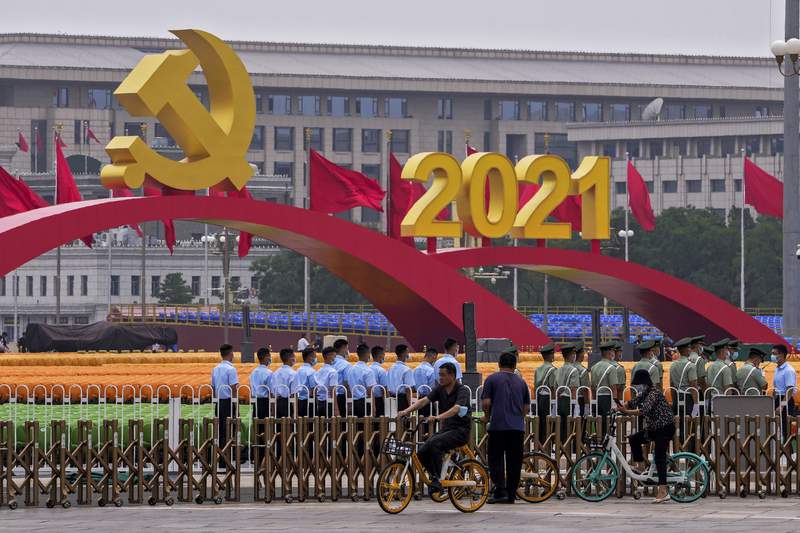 Marking centenary, China heralds Communist Party's influence