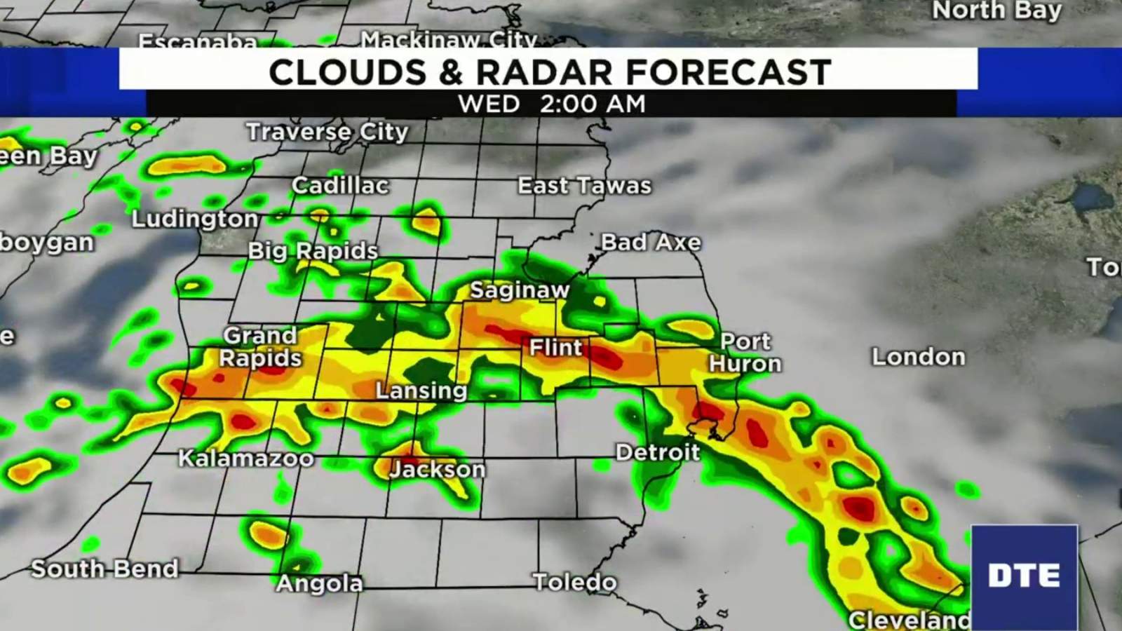 Metro Detroit weather: Storms possible Tuesday night