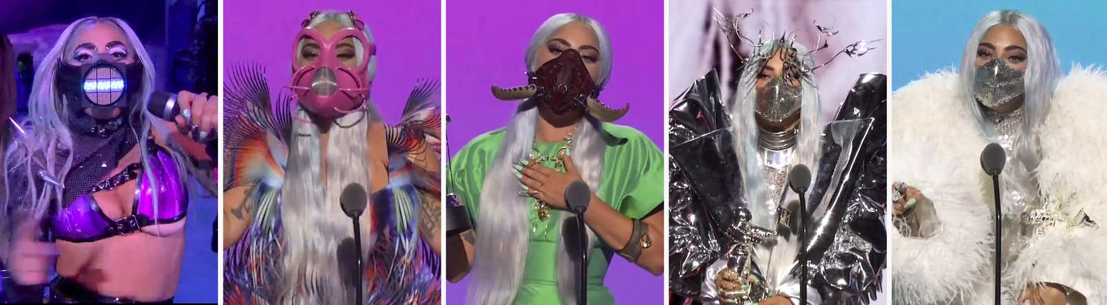 Gagas masks, Weeknds advocacy and more top VMAs moments