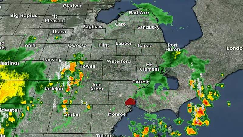 Live weather radar: Tracking severe storm, flood advisories across Metro Detroit