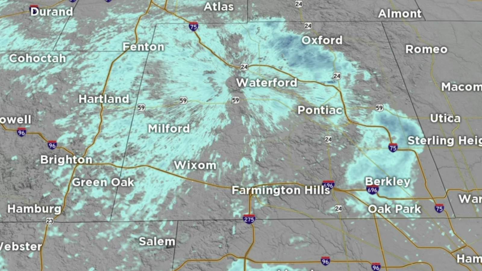 Metro Detroit weather: Snow flurries Saturday night, more snow showers Sunday
