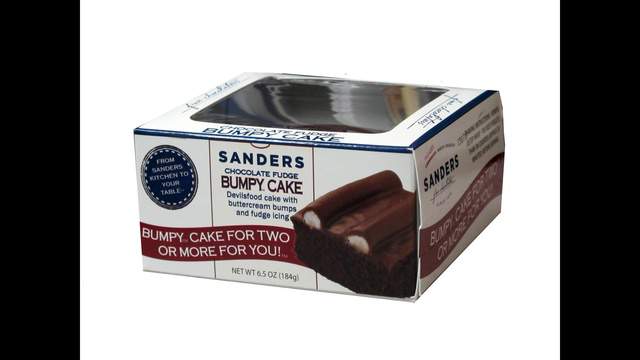 Sanders adds mini version of famous Bumpy Cake