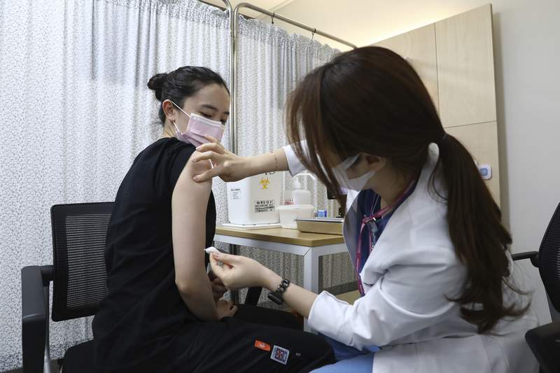 South Korea inoculates Olympic athletes ahead of Tokyo Games