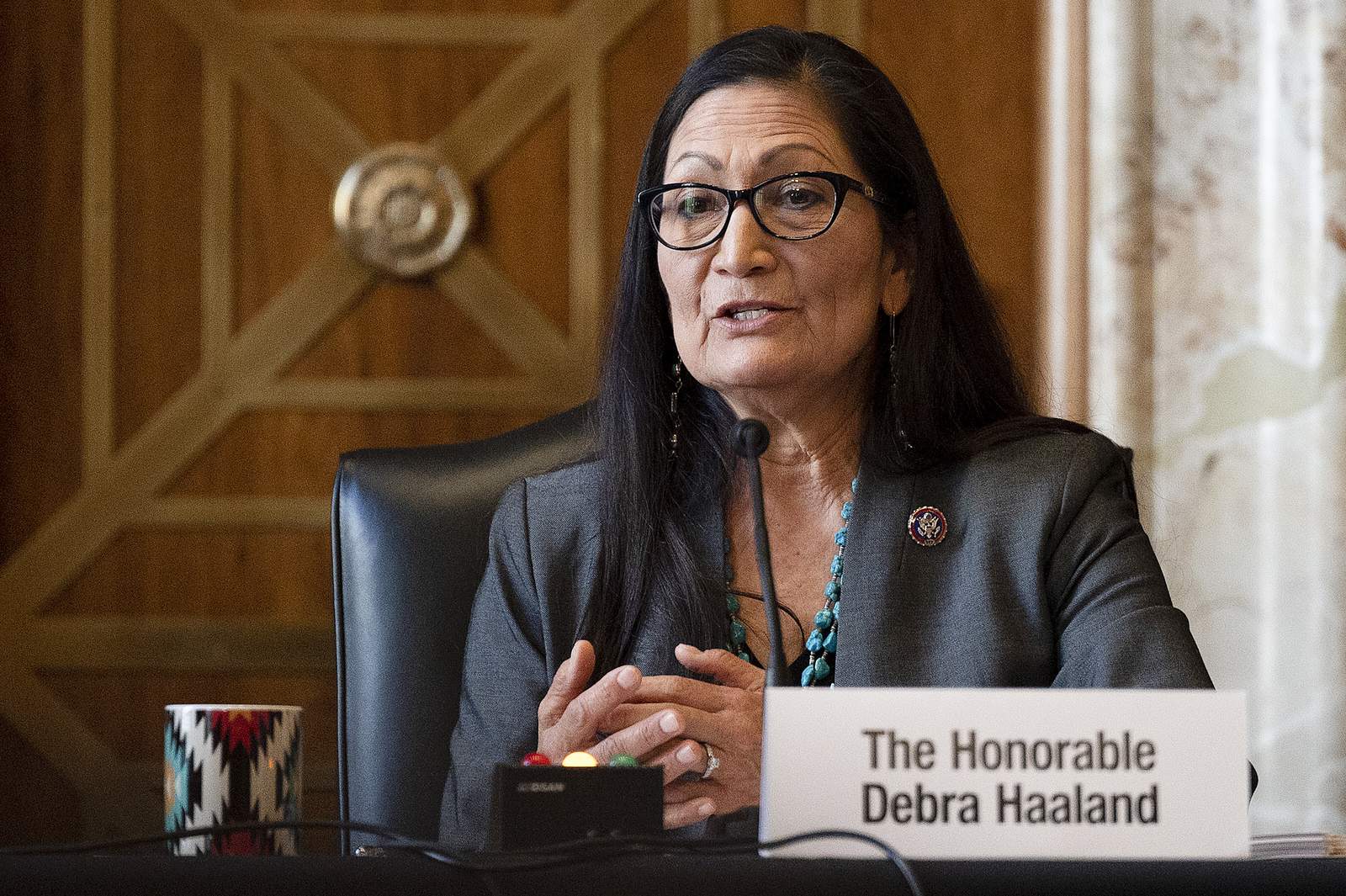 Haaland OK'd at Interior, 1st Native American Cabinet head