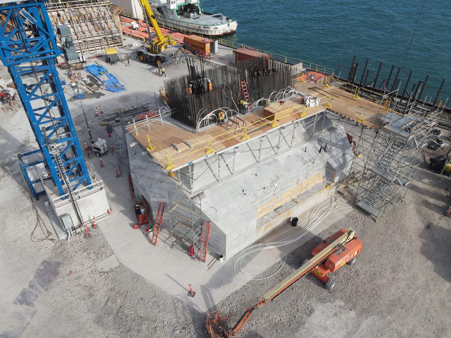 New photos show Gordie Howe International Bridge construction progress