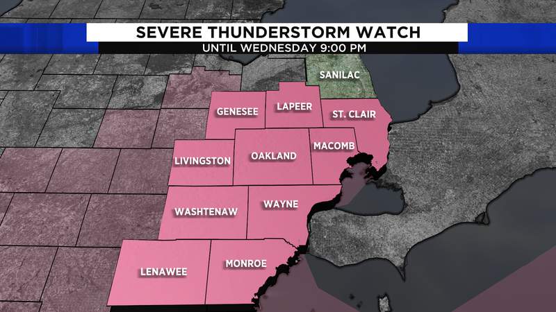 Metro Detroit weather: Tracking severe thunderstorms