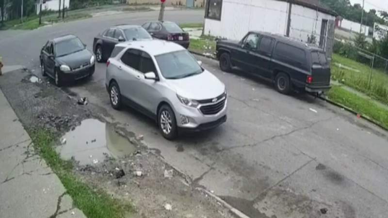 Police release security footage of Detroit shooting that injured 11-year-old, 2 men