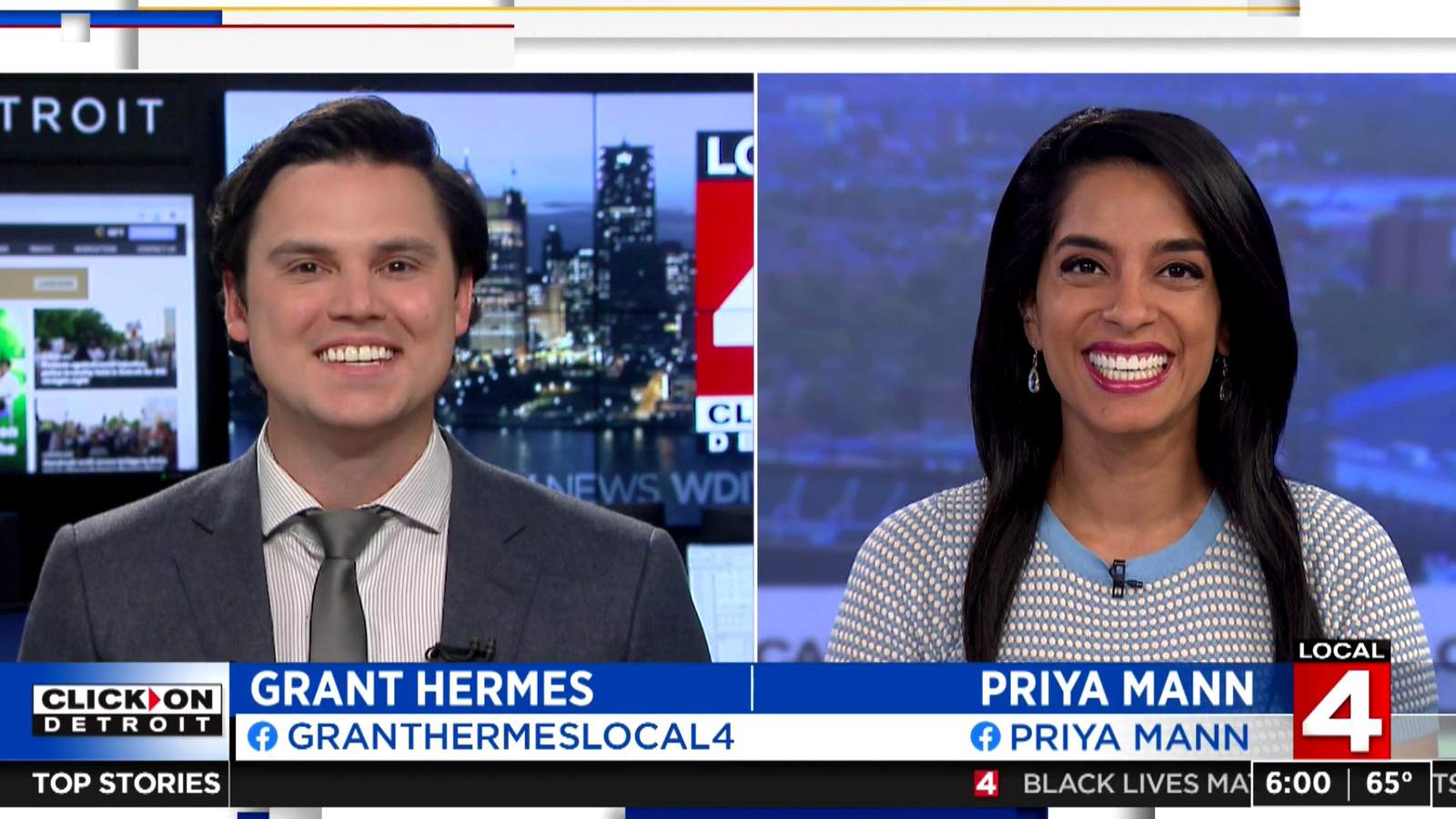Grant Hermes makes debut as morning weekend anchor for Local 4 News