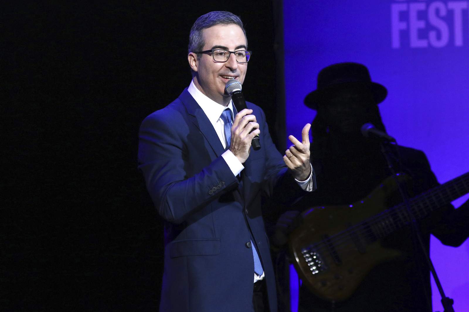 John Oliver: Name sewage plant for me, I'll give to charity