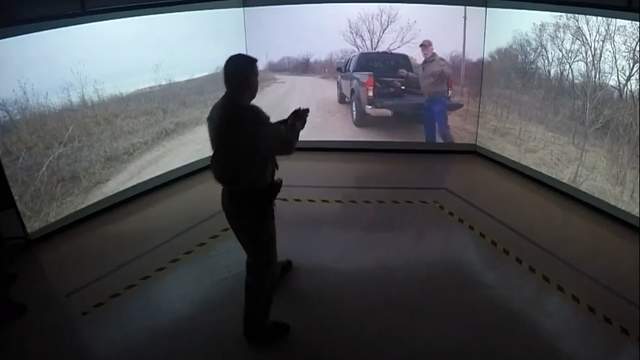 New training simulator at Macomb Community College prepares future police to handle force