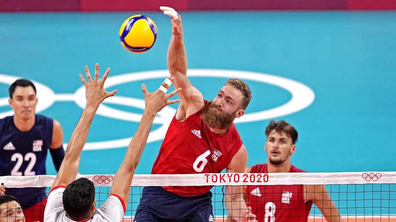 U.S. men sharp in volleyball rout of Tunisia