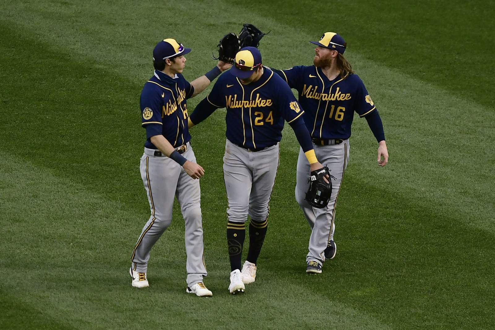 LEADING OFF: Brewers eye 3rd straight win vs rival Cubs