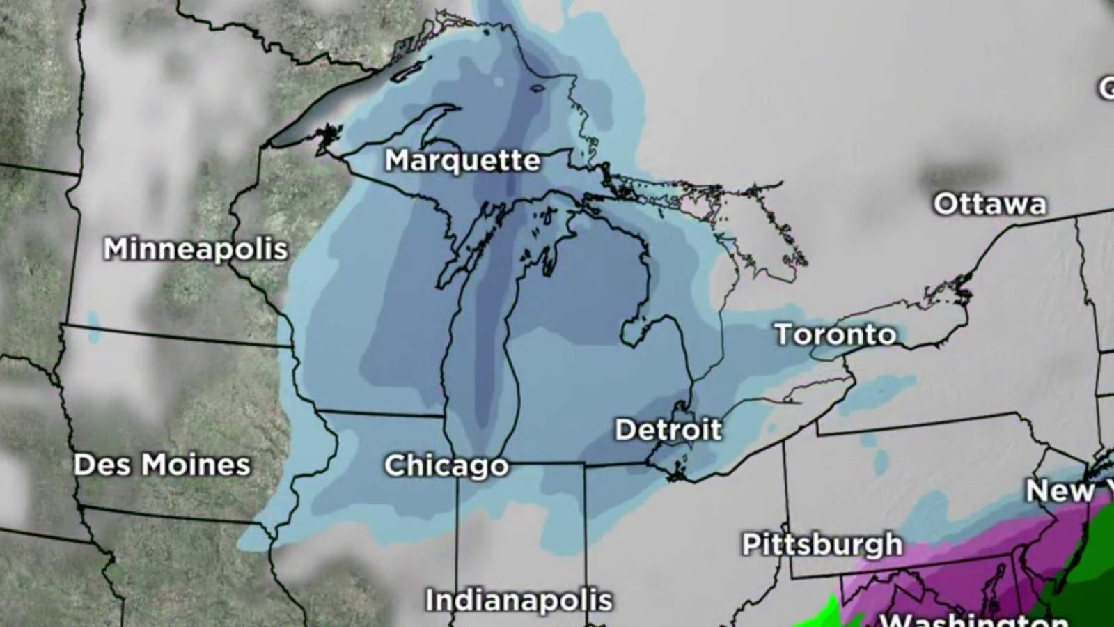 Metro Detroit weather: Snow winds down Saturday, starts again Sunday