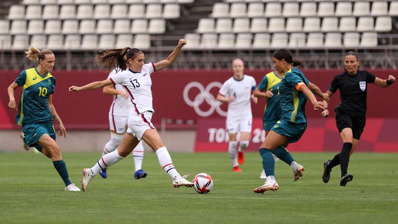 U.S. women draw Australia to reach Olympic soccer knockout rounds