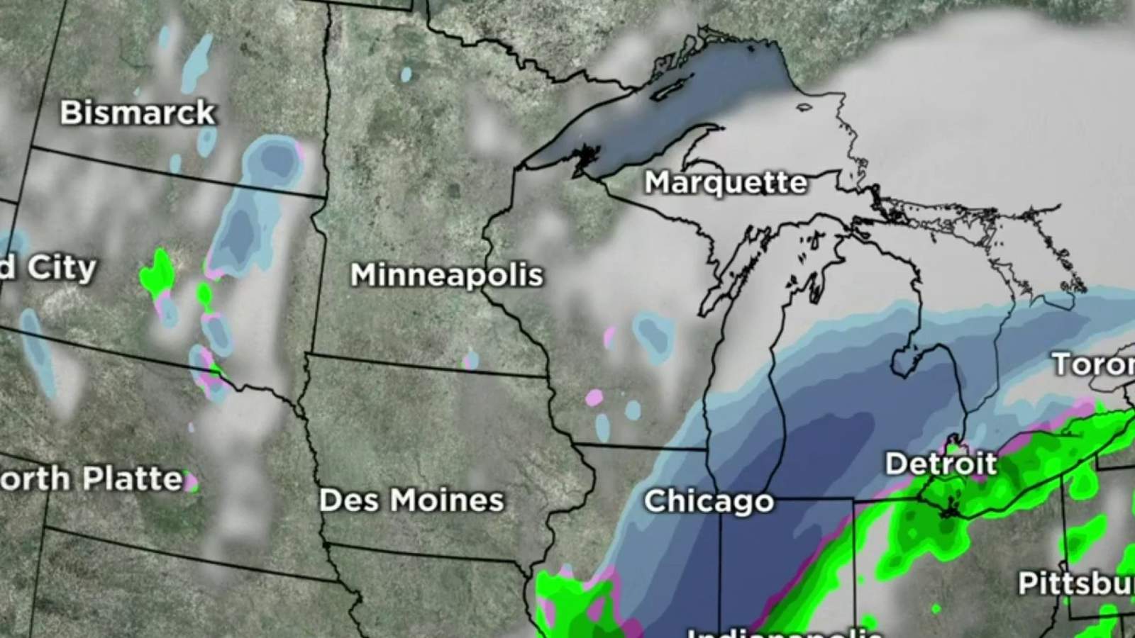 Metro Detroit weather: A few sprinkles Saturday night, higher temps Sunday, falling snow next week