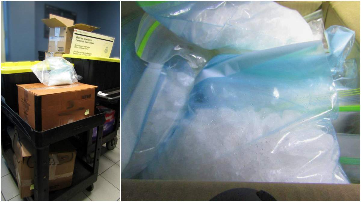 $25 million in meth seized from truck at Ambassador Bridge, officials say