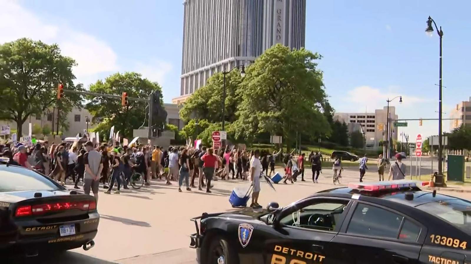 Day 10 of protests, demonstrations in Detroit