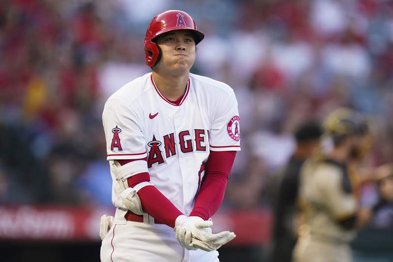 Angels' Ohtani will not pitch Tuesday; Trout has setback