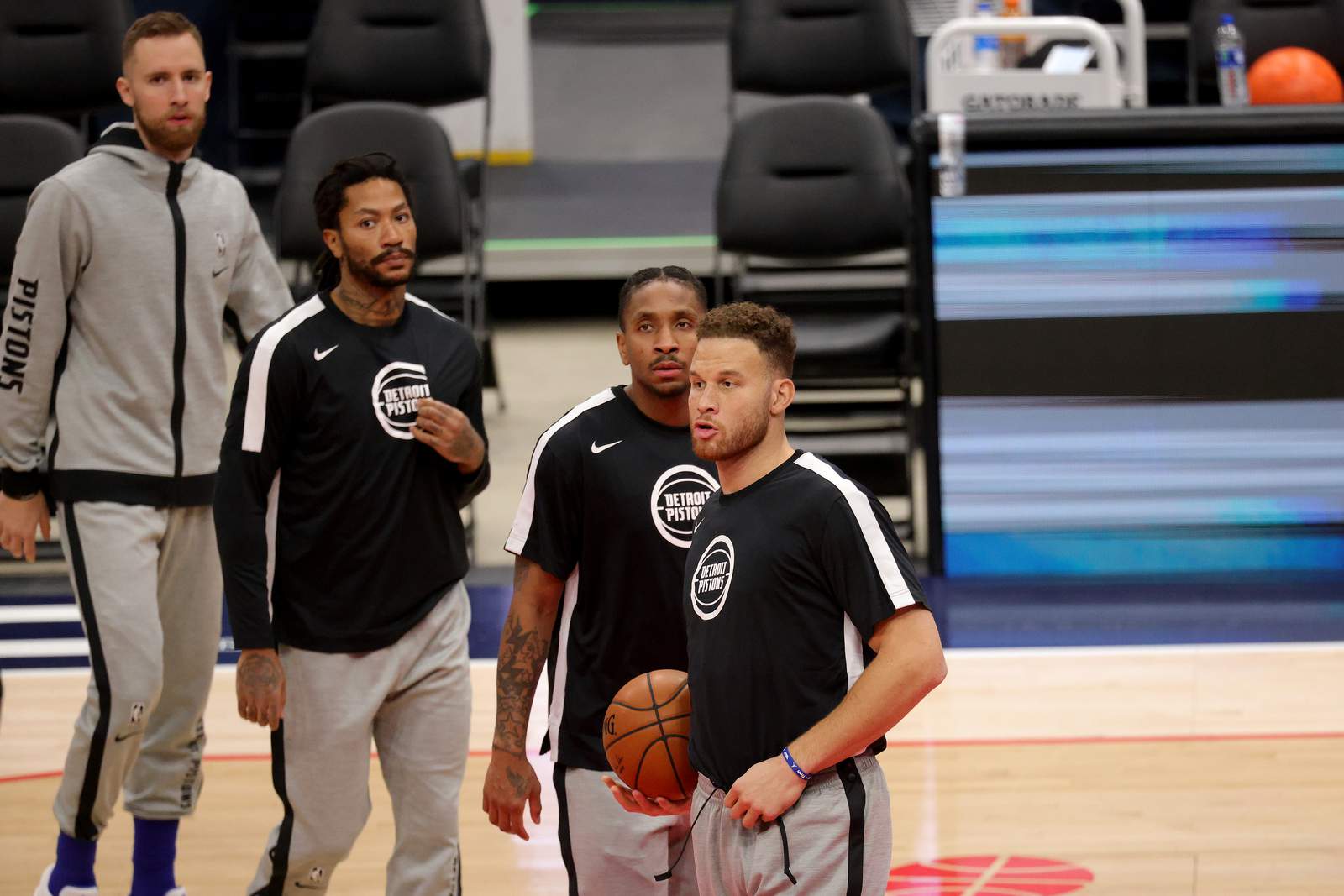 Pistons to rest Griffin, Rose vs. Hawks, opening minutes for young roster