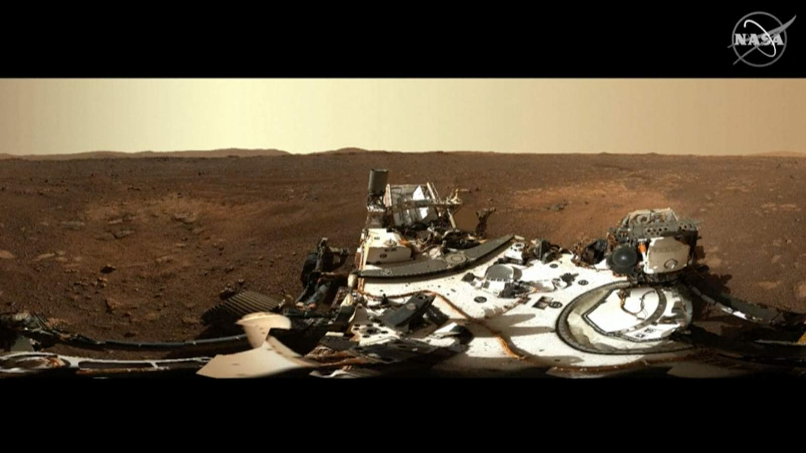 NASA Rover Perseverance captures HD panorama view of Mars landing site
