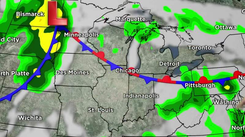 Metro Detroit weather: Stray showers could break up hot, humid weather