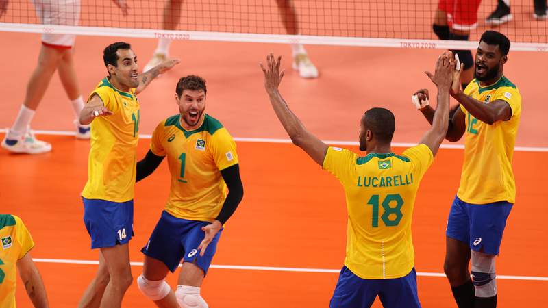 Brazil, ROC, Italy, Japan open with men's volleyball wins