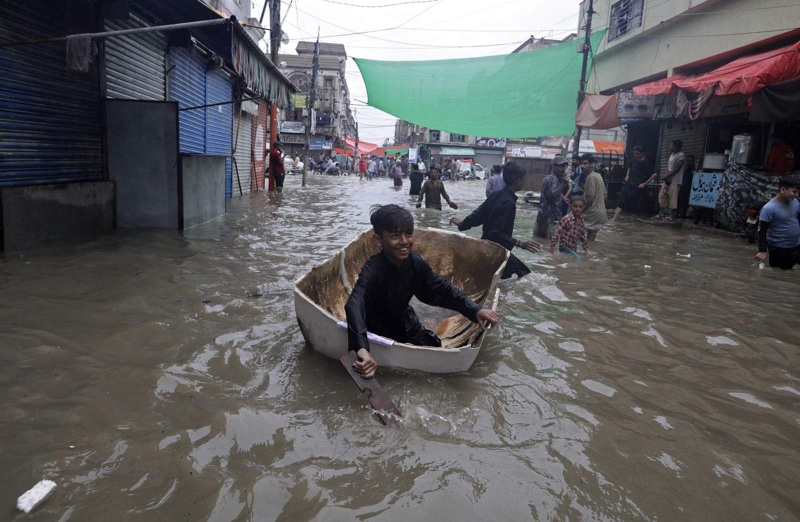 Monsoon rains wreak havoc across Pakistan, killing 63 people