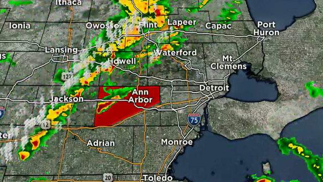 Severe Thunderstorm Watch Issued For Metro Detroit Counties