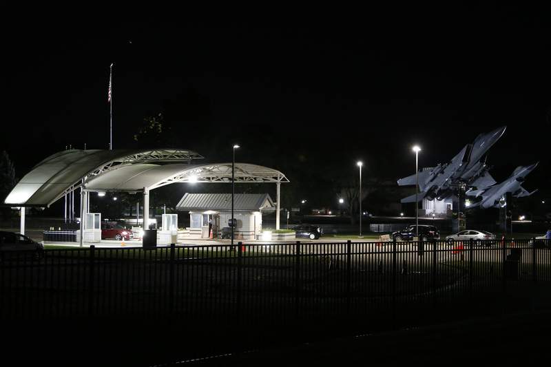 Report of gunshot triggered lockdown at Air Force base