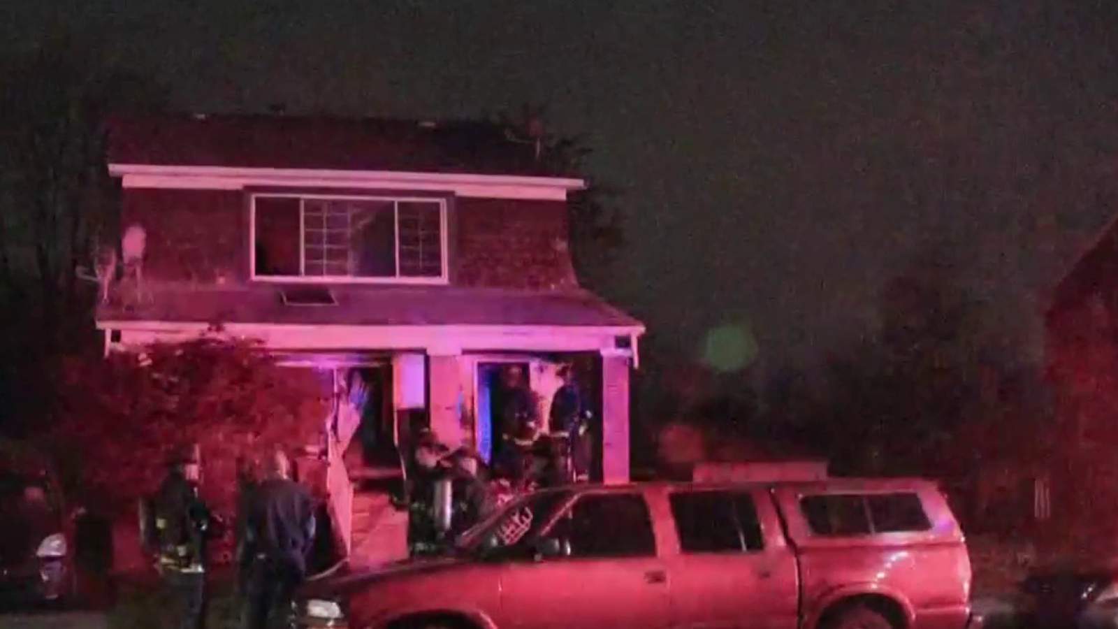 2 rescued from house fire on Detroit's west side