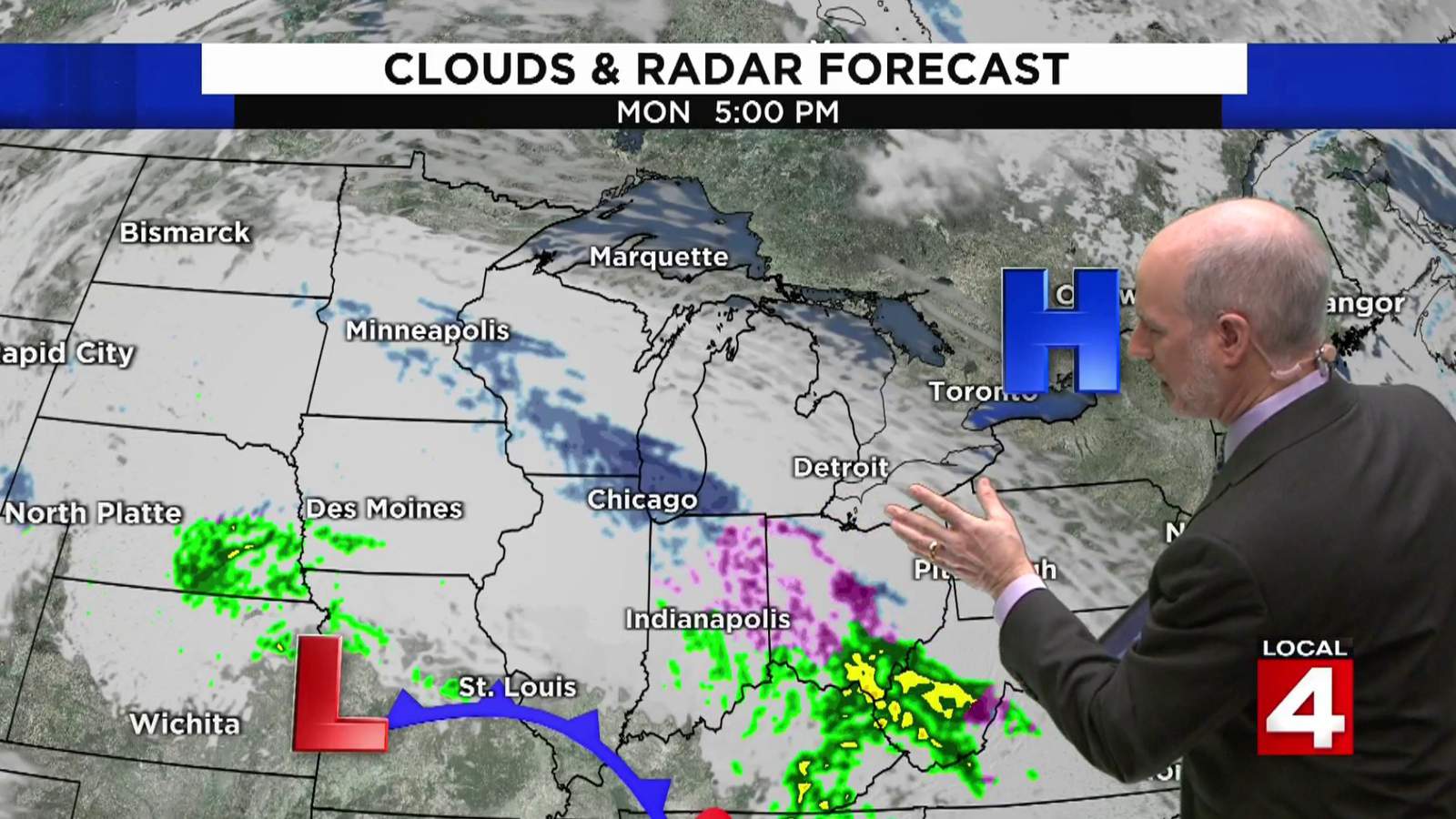 Metro Detroit weather: Sunny Sunday afternoon with some breeze kicking in