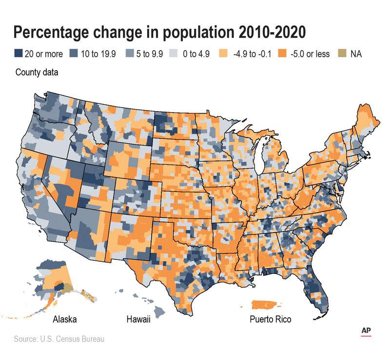 Census: Big population drops in Michigan’s Upper Peninsula, most of Metro Detroit grows
