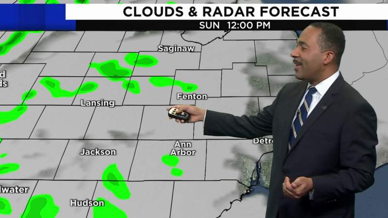Metro Detroit weather: Chilly Saturday evening, drizzle fades slowly