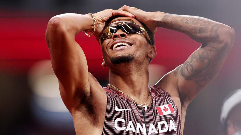 Canada's De Grasse upsets Noah Lyles for Olympic 200m gold