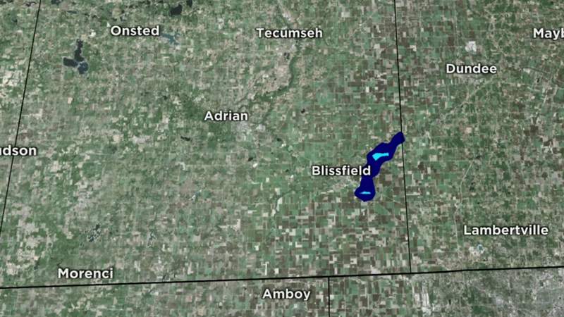National Weather Service confirms brief tornado touched down Sunday in Lenawee County