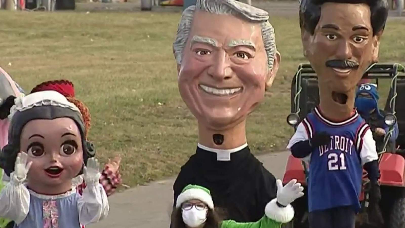 View: Big Head Corps at 2020 America’s Thanksgiving Parade