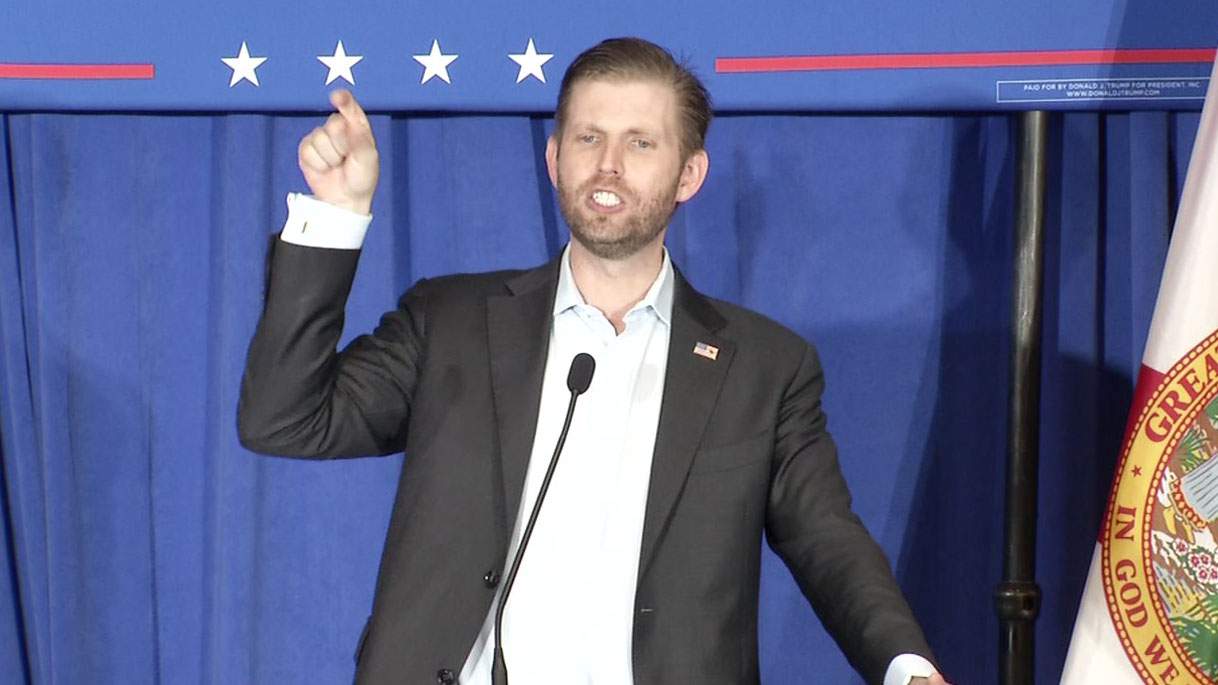 Eric Trump to host campaign event at Michigan gun store on Tuesday