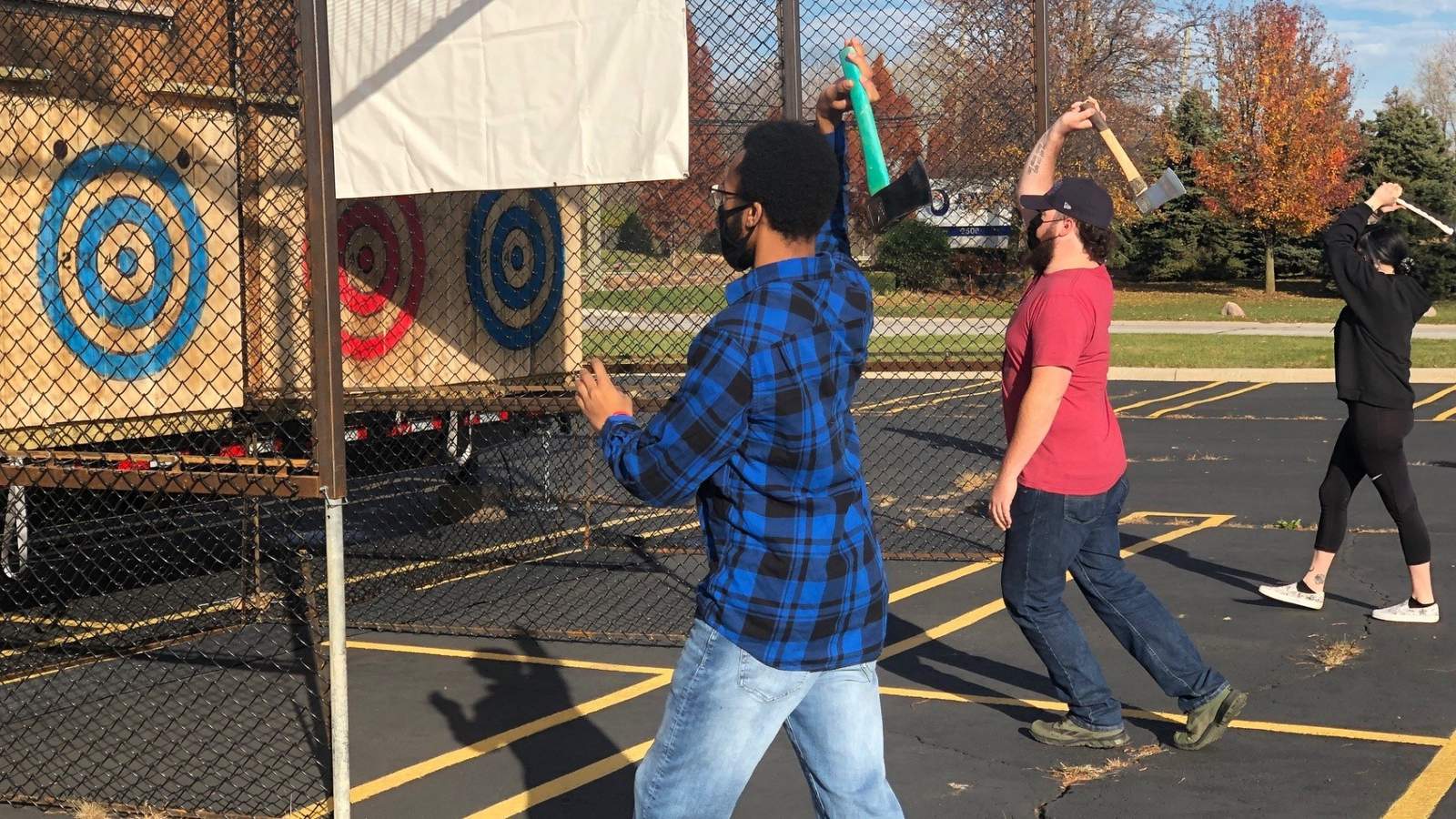 Fun hits the road with this mobile axe throwing unit