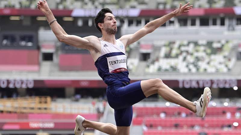 Greece's Tentoglou wins long jump gold with dramatic final leap