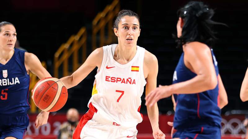 Spain beats Serbia to stay unbeaten in women's basketball