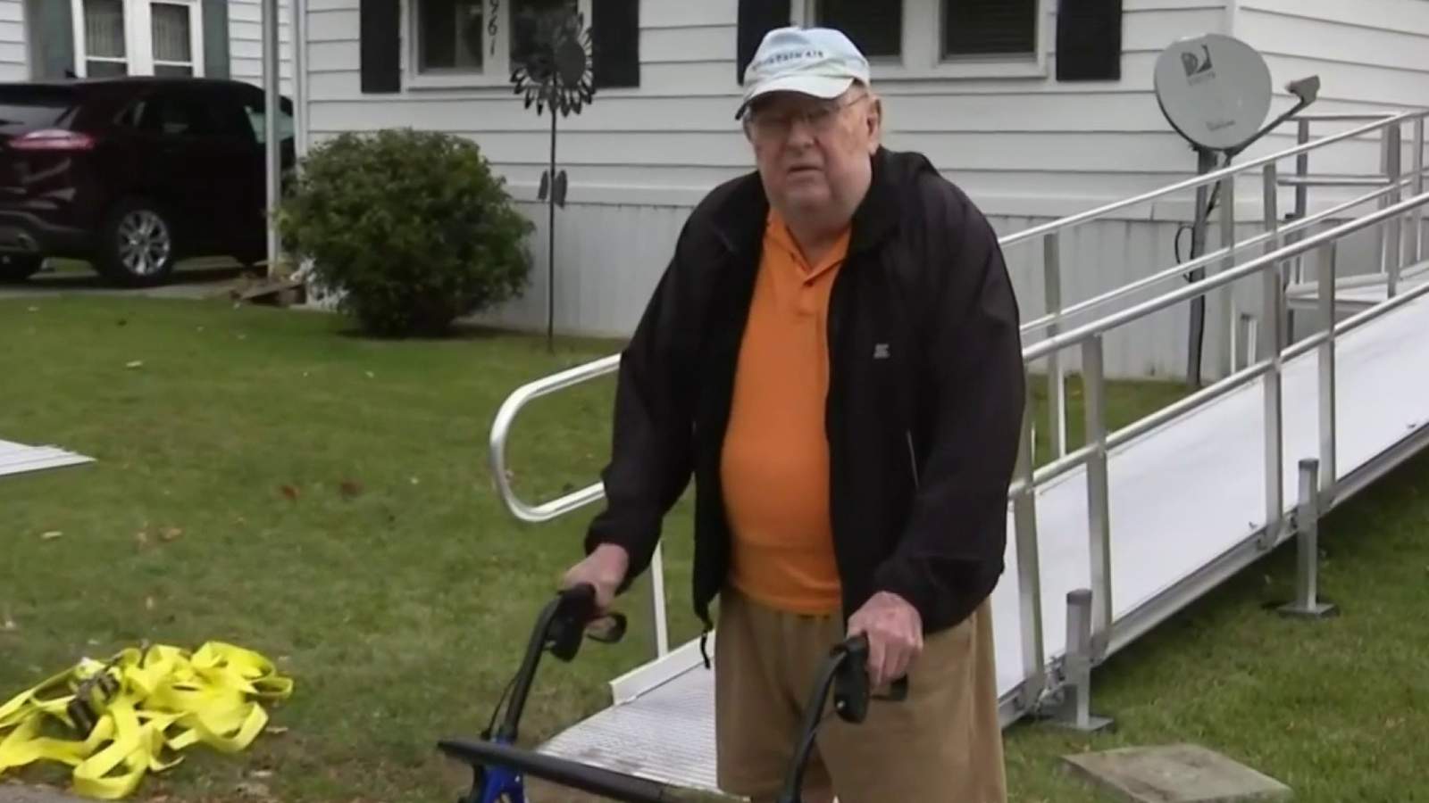 Habitat for Humanity builds ramp for 93-year-old veteran from Trenton