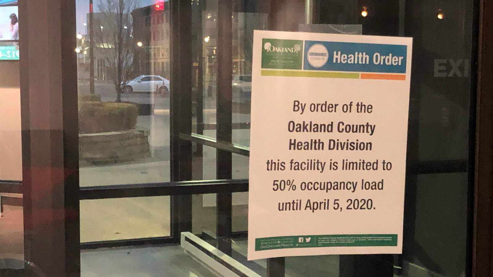 Oakland County Health Division reduces occupancy of stores, bars to limit COVID-19 exposure