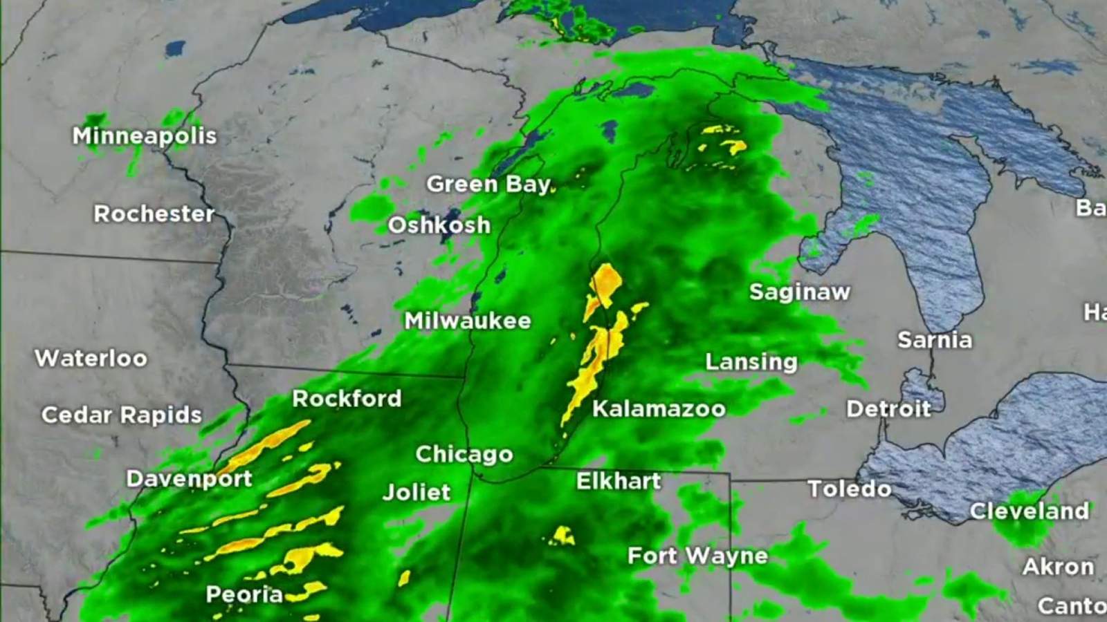 Metro Detroit weather: Chilly Saturday night with showers