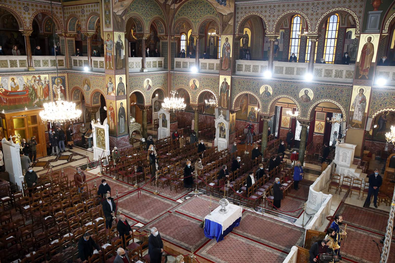 Greek churches open on Epiphany feast despite tight lockdown
