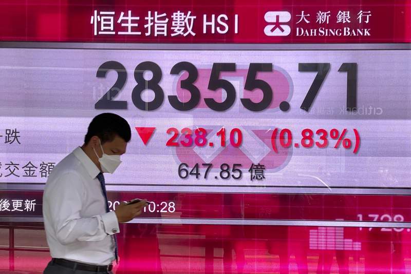 Asian shares mixed after retreat on Wall Street