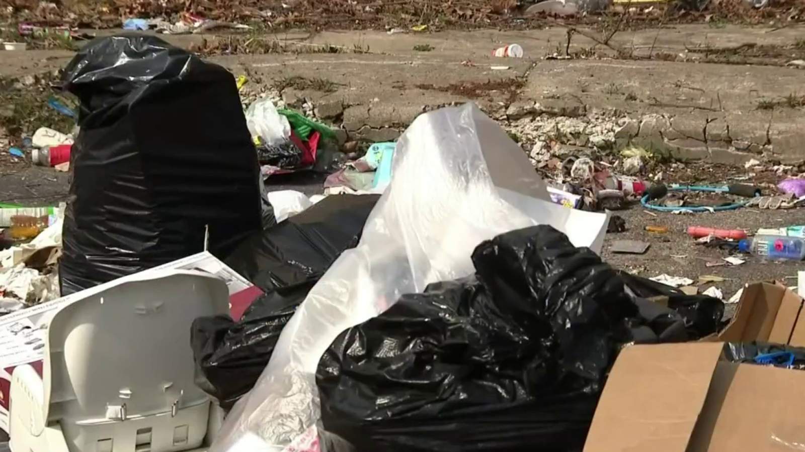 Illegal dumpers using shuttered Burbank School in Detroit to leave mess