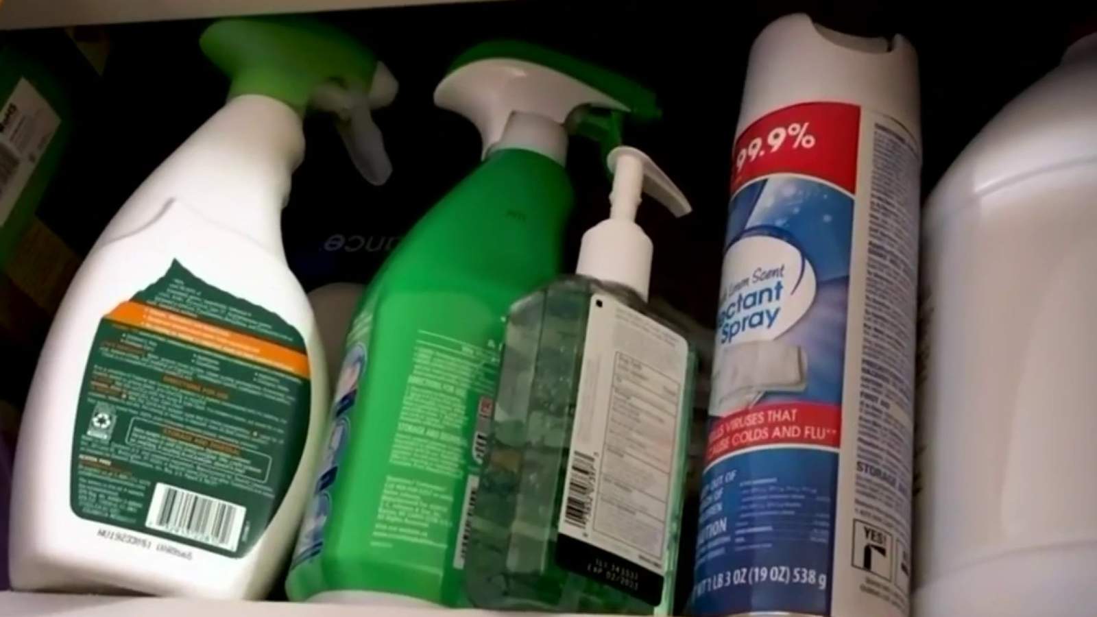 Cleaning supplies used in your home could pose hidden dangers