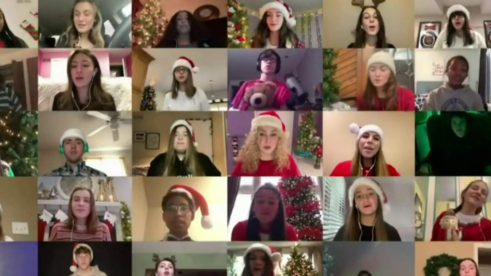 Eisenhower High School choir students perform Christmas classic virtually