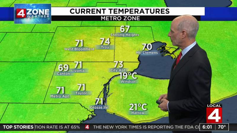 Metro Detroit weather: Another hot and humid day ahead